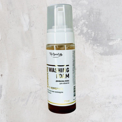 Пенка для умывания двухфазная KOMBUCHA с дозатором Top Beauty 170 мл