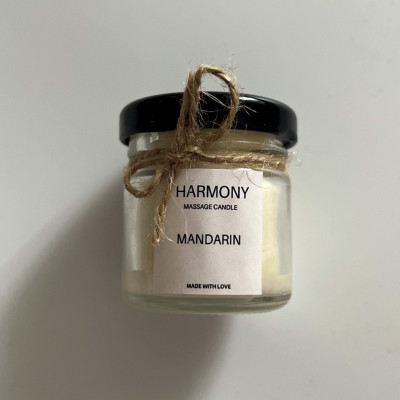 Массажная ароматическая свеча Harmony 50 гр Mandarin (Мандарин)