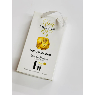Духи женские 3в1 Travel Perfume "Lady Million" 45 мл