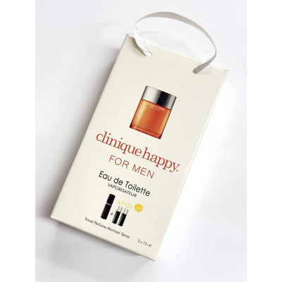 Парфуми чоловічі 3в1 Travel Perfume "Clinique happy for men" 45 мл