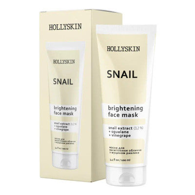 Маска для лица с муцином улитки Hollyskin Snail Face Mask 100 ml