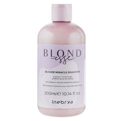 Шампунь для оттенков блонд Inebrya Miracle Blonde Shampoo 300 ml