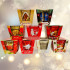 Свеча ароматическая Рождественская в стеклянном подсвечнике Christmas Sweets Bartek, 115 гр (30 ч горения)