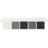 Палетка теней для век Bless Beauty Matte & Shimmer (5 цветов) 03 Gray
