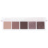Палетка тіней для повік Bless Beauty Matte & Shimmer (5 кольорів) 05 Burgundy