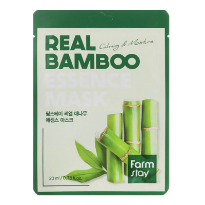 Маска для лица с экстрактом бамбука FarmStay Real Bamboo Essense Mask 23 ml