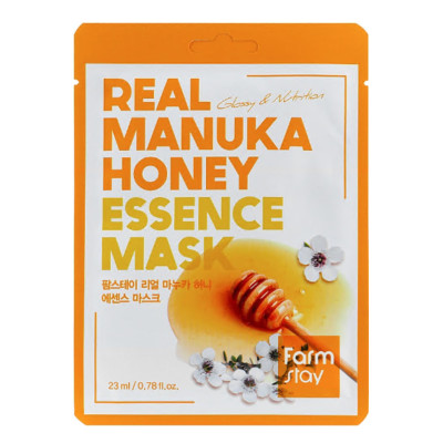 Маска для лица питательная с медом манука FarmStay Real Honey Essence Mask 23 ml