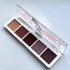 Палетка тіней для повік Bless Beauty Matte & Shimmer (5 кольорів) 05 Burgundy