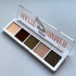 Палетка теней для век Bless Beauty Matte & Shimmer (5 цветов) 07 Olive