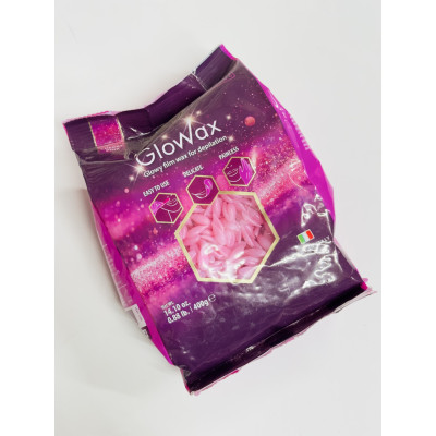 Віск для депіляції плівковий ItalWax Glowax "Cherry Pink" 400 г