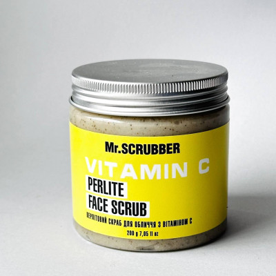 Скраб для лица перлитовый с витамином C Mr.Scrubber Vitamin C Perlite Face Scrub 200 гр
