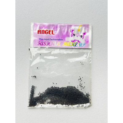 Бисер для дизайна ногтей Angel черный