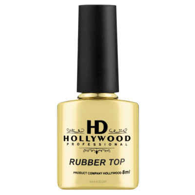 HD Hollywood Ногти Топ для гель-лака, каучуковый 8мл