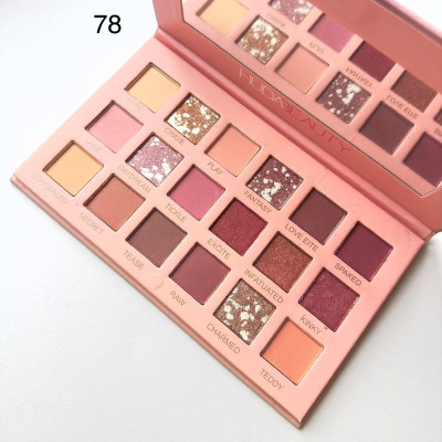 Палетка теней для макияжа Huda Beauty Nude 18 цветов №78