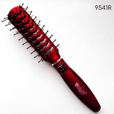 Расческа для волос продувная двухсторонняя туннельная Salon Professional 9541R