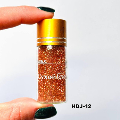 Песок для ногтей в стеклянной бутылочке Lady Victory 7 гр HDJ-12