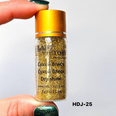Песок для ногтей в стеклянной бутылочке Lady Victory 7 гр HDJ-25