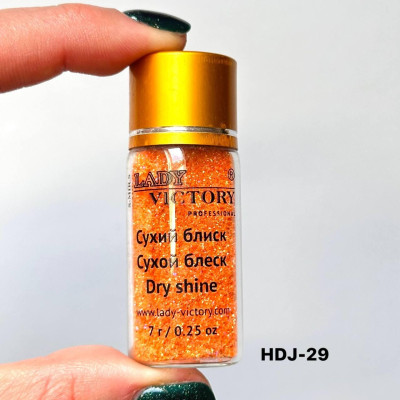 Песок для ногтей в стеклянной бутылочке Lady Victory 7 гр HDJ-29