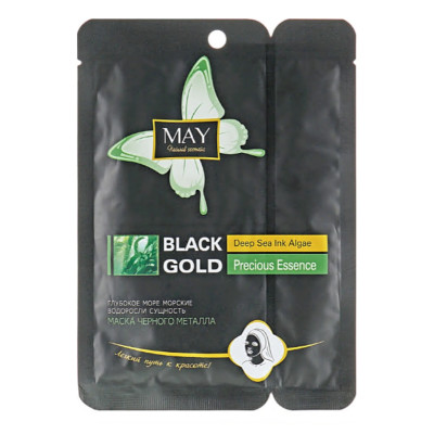 Маска для лица омолаживающая Black Gold DIZAO Precious Essense CMD-023