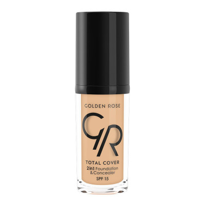 Тональный крем Golden Rose Total Cover 2 in 1 Foundation & Concealer 11 Nude
