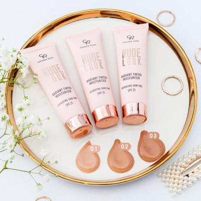 Тональный крем Golden Rose Nude Look Radiant Tinted Moisturiser SPF25 №3