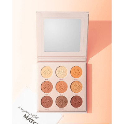 Палетка теней для век Match 9 colors Bogenia BG904 001