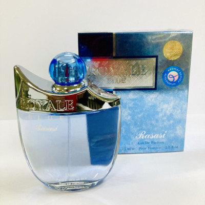 Туалетна вода чоловіча Rasasi Royale Blue 75 мл Расасі роял блу