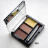 Тени для бровей EYEBROW 3 COLOR SET с воском Triumph CTEB02 102