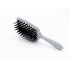 Расческа для волос белая SUPERBRUSH с зеленой щетиной