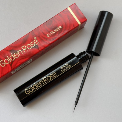 Подводка для глаз GOLDEN ROSE BLACK Eyeliner (красная коробка)