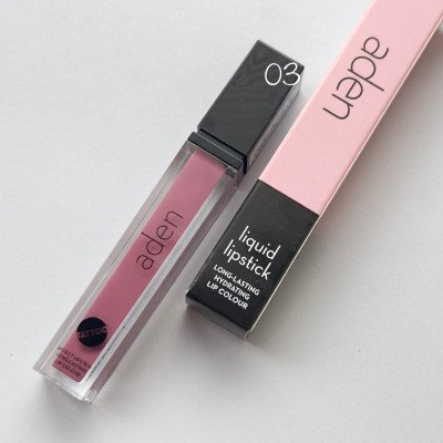 Матовая помада Aden Tattoo Effect Lipstick No03 Soft Pink