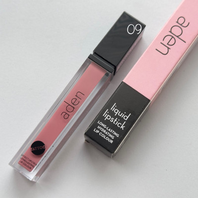 Матовая помада Aden Tattoo Effect Lipstick №09 Hot Nude