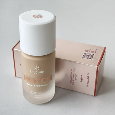 Тональная основа MATCH Foundation Bogenia BG609  001 ivory