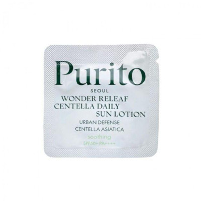 Лосьон ежедневный солнцезащитный Purito Wonder Releaf Centella Daily, 1 мл ПРОБНИК