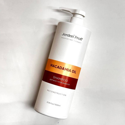 Шампунь для всех типов волос Macadamia Oil Jerden PROFF 1000 ml