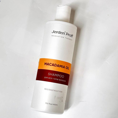 Шампунь для всех типов волос Macadamia Oil Jerden PROFF 400 ml