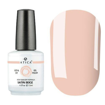 Гель-лак Atica Satin Beige GPM12 (бежевый, эмаль), 7.5 мл