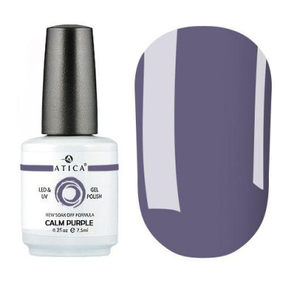 Гель-лак Atica Calm Purple GPM34 (пастельно-синий, эмаль), 7.5 мл