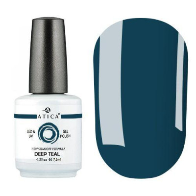 Гель-лак Atica Deep Teal GPM101 (морской темно-синий, эмаль), 7.5 мл