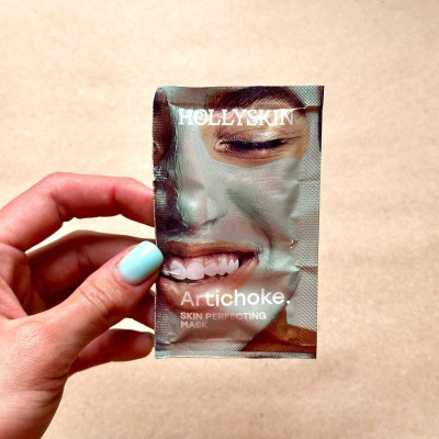 Охлаждающая лифтинг-маска для борьбы с отеками HOLLYSKIN Artichoke Skin Perfecting Mask 10 ml