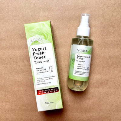 Тонер-мист для лица Soika Yogurt Fresh Toner 150 ml