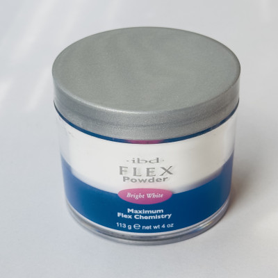 Акриловая пудра белая IBD Bright White Flex® Polymer Powder, 113 г.