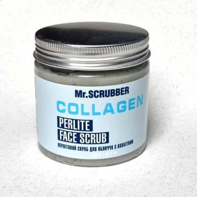 Скраб для лица перлитовый с колагеном Mr.Scrubber Collagen Perlite Face Scrub 200 гр