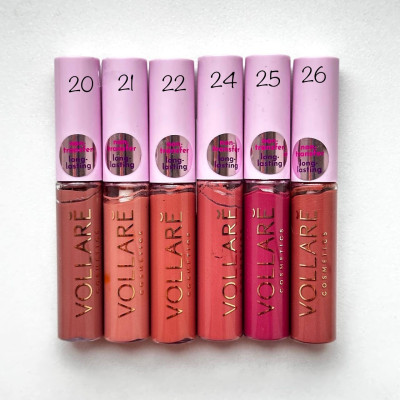 Матовая жидкая помада для губ Vollare Cosmetics Satin Lips Matt Liquid Lipstick DEEP NUDE  24