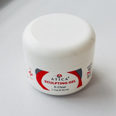 Моделирующий Прозрачный Гель Sculpting gel X-Clear (густой) 50 мл Atica