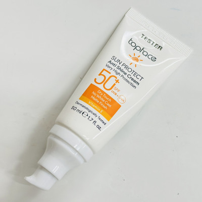 Солнцезащитный крем для лица TopFace "SPF 50 +" РТ806.002 50 мл TESTER
