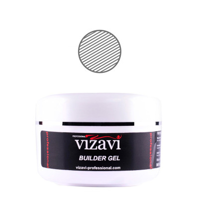 Гель для наращивания ногтей прозрачный 15 мл Vizavi Professional AG-01