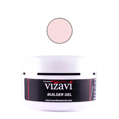 Гель для наращивания ногтей розово-лиловый 15 мл Vizavi Professional AG-011