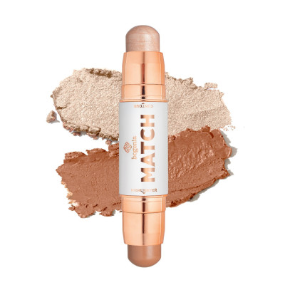Хайлайтер и контур MATCH Stick Highlighter & Contour Bogenia BG656 12 гр 002 Айвори Бронзовый