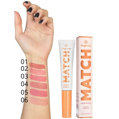 Жидкие румяна MATCH Liquid Blush Bogenia BG636 006